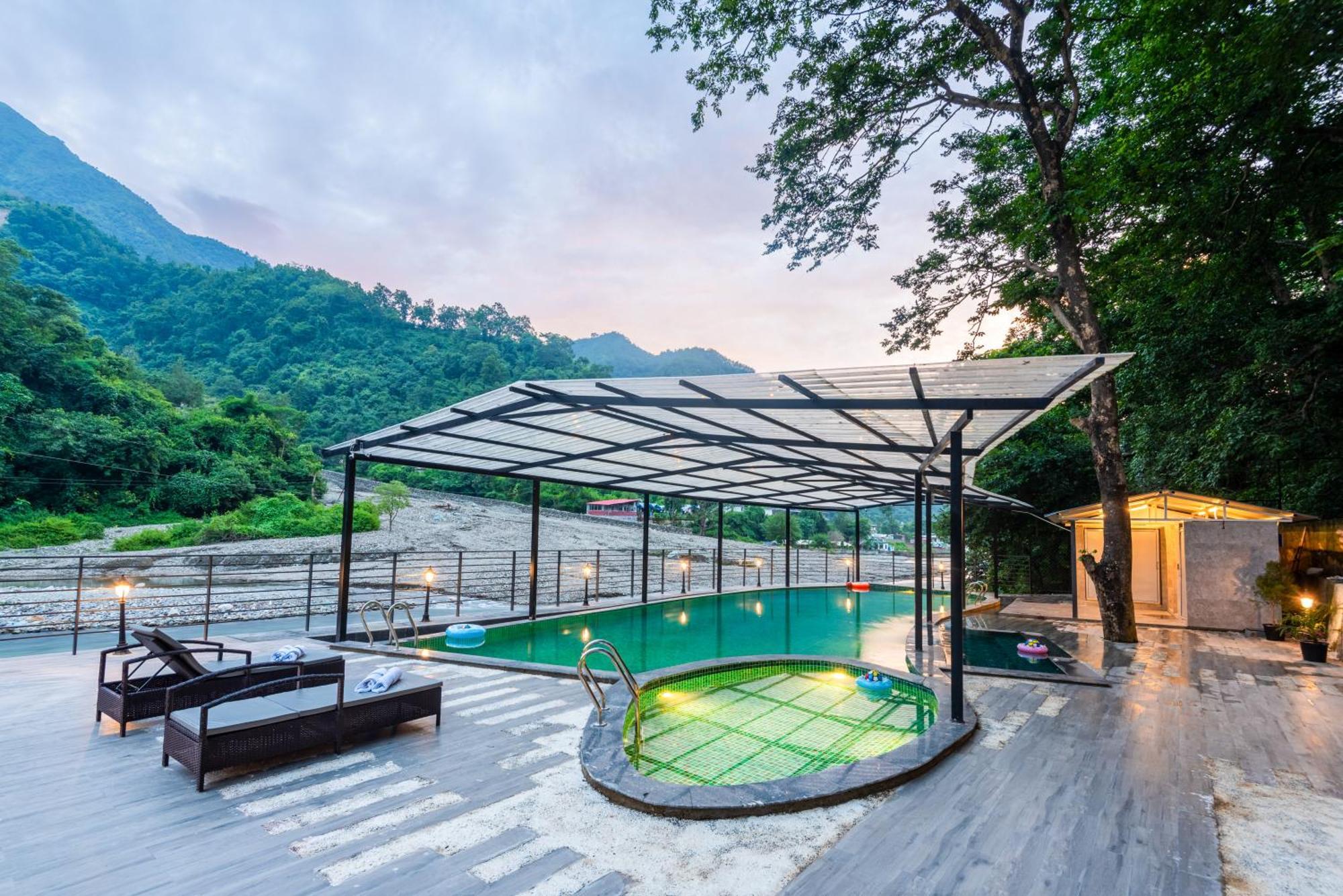 Dls Divine River Resort And Spa, Rishīkesh 外观 照片